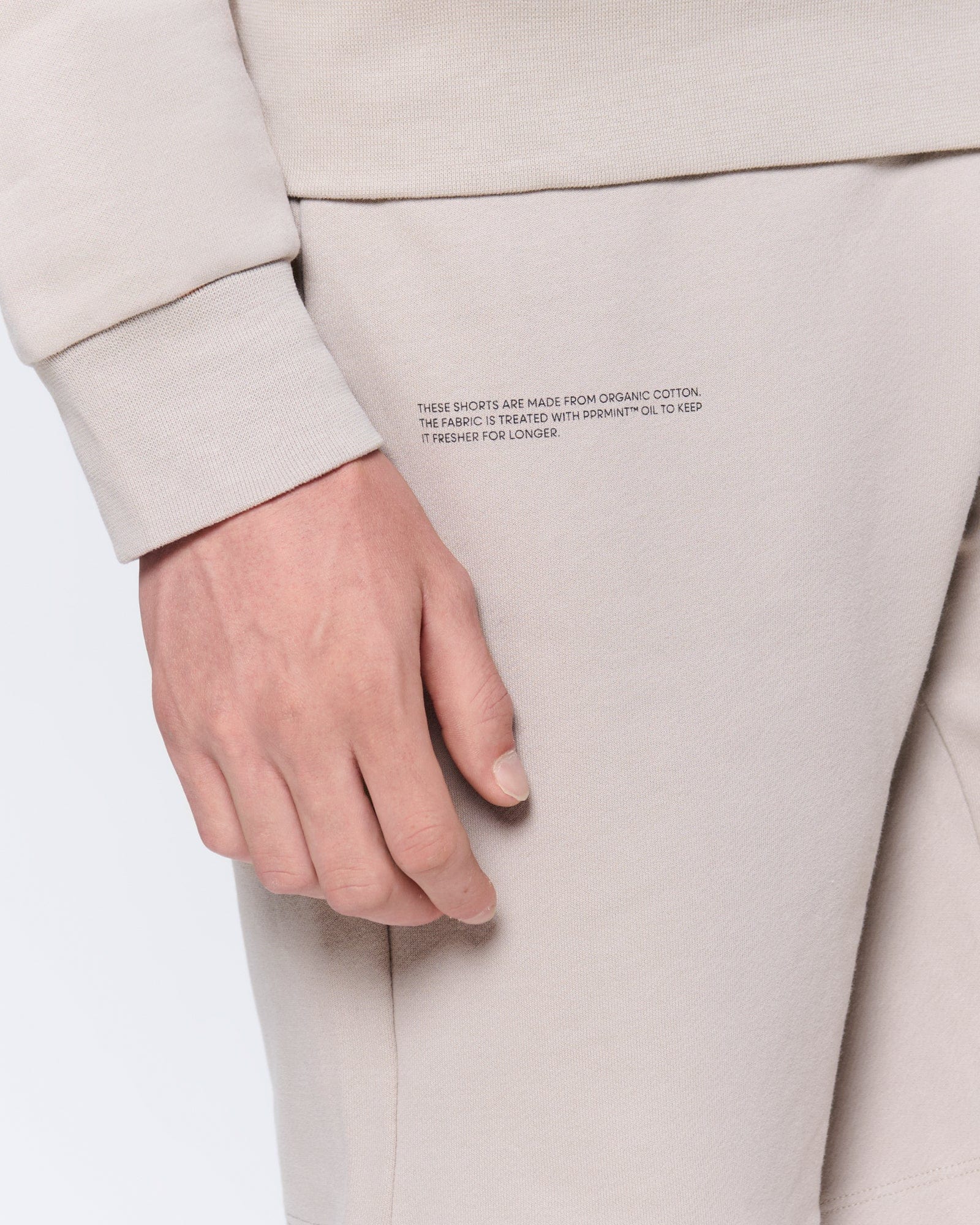 Mens 365 Midweight Long Shorts—stone - Image 5