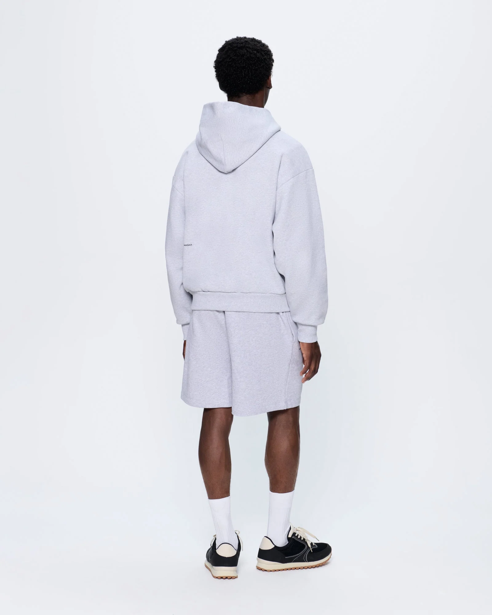 Mens 365 Midweight Mid Length Shorts—grey marl - Image 5