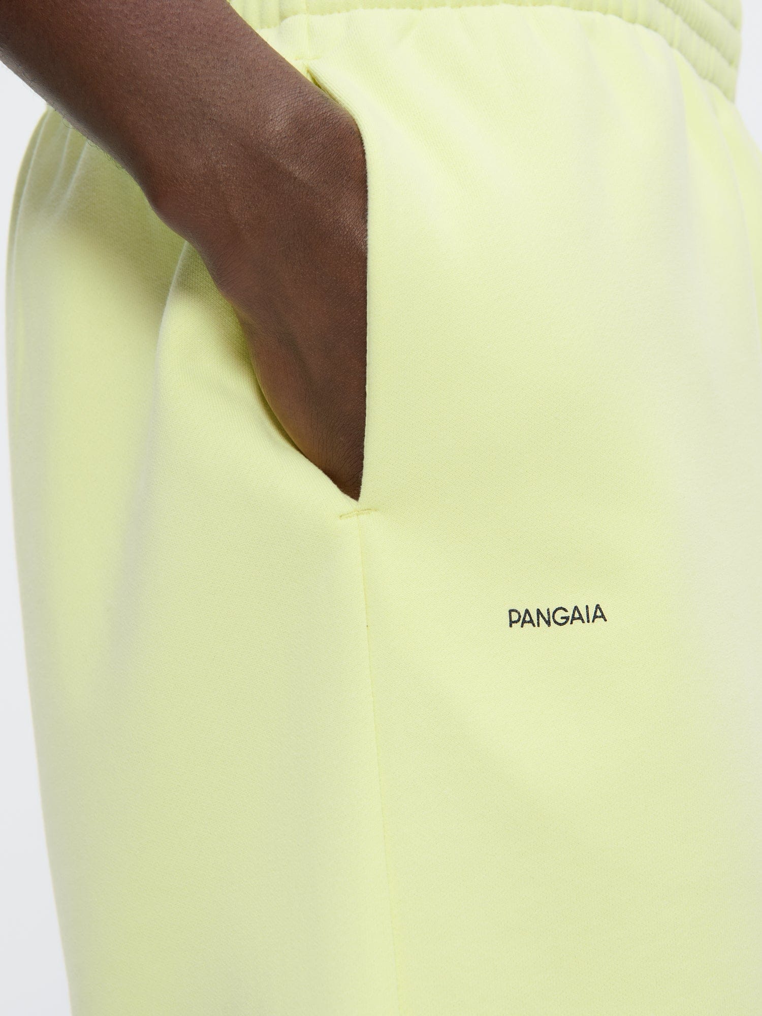 Mens 365 Midweight Mid Length Shorts—Soft Lime - Image 4