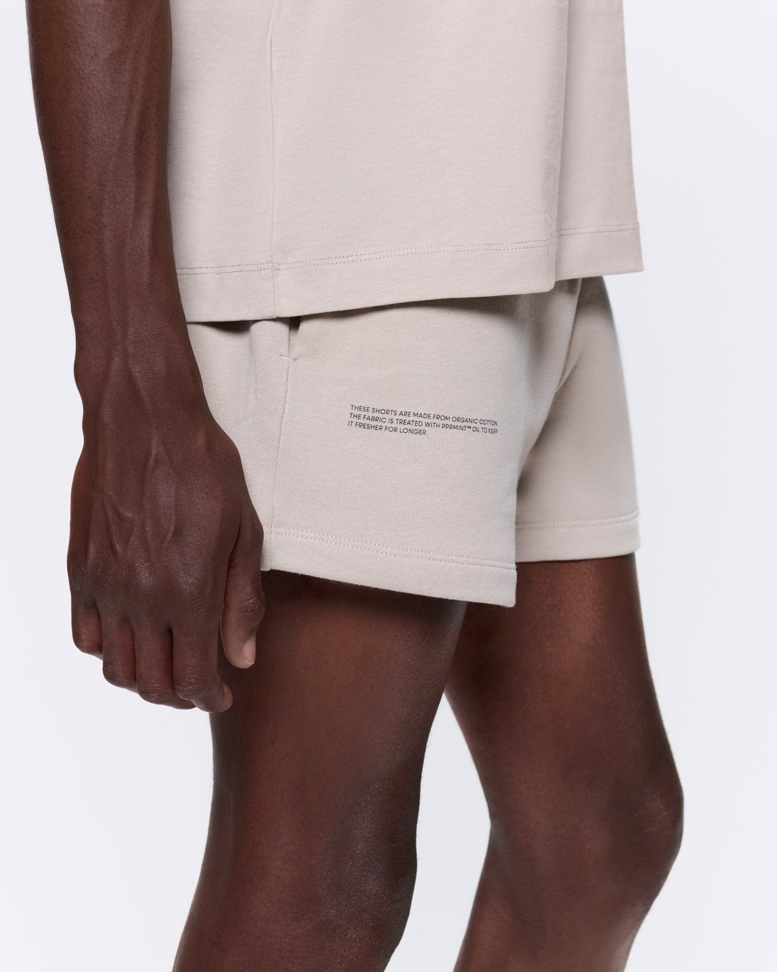 Mens 365 Midweight Shorts—stone - Image 4