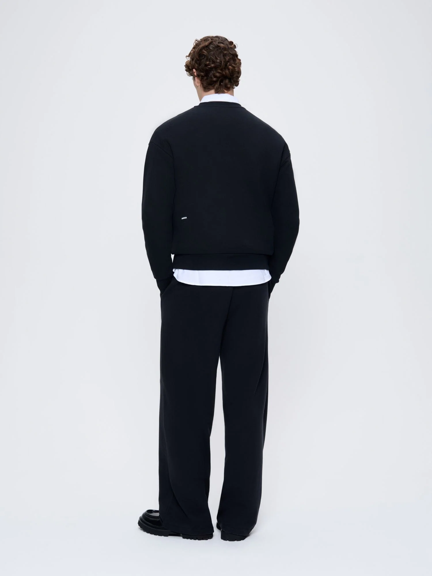Mens 365 Midweight Straight Leg Track Pants—black - Image 5