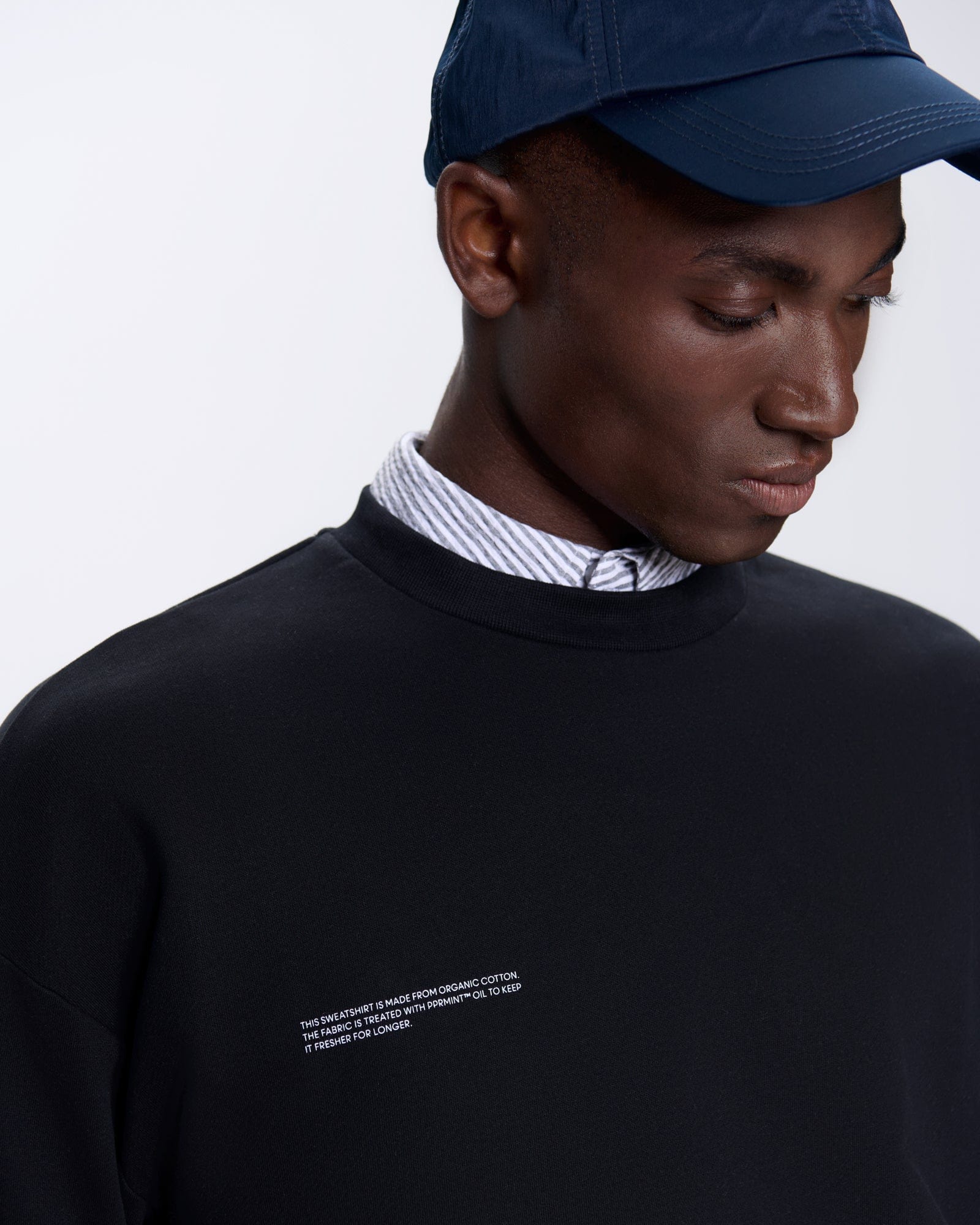 Mens 365 Midweight Sweatshirt—black - Image 3