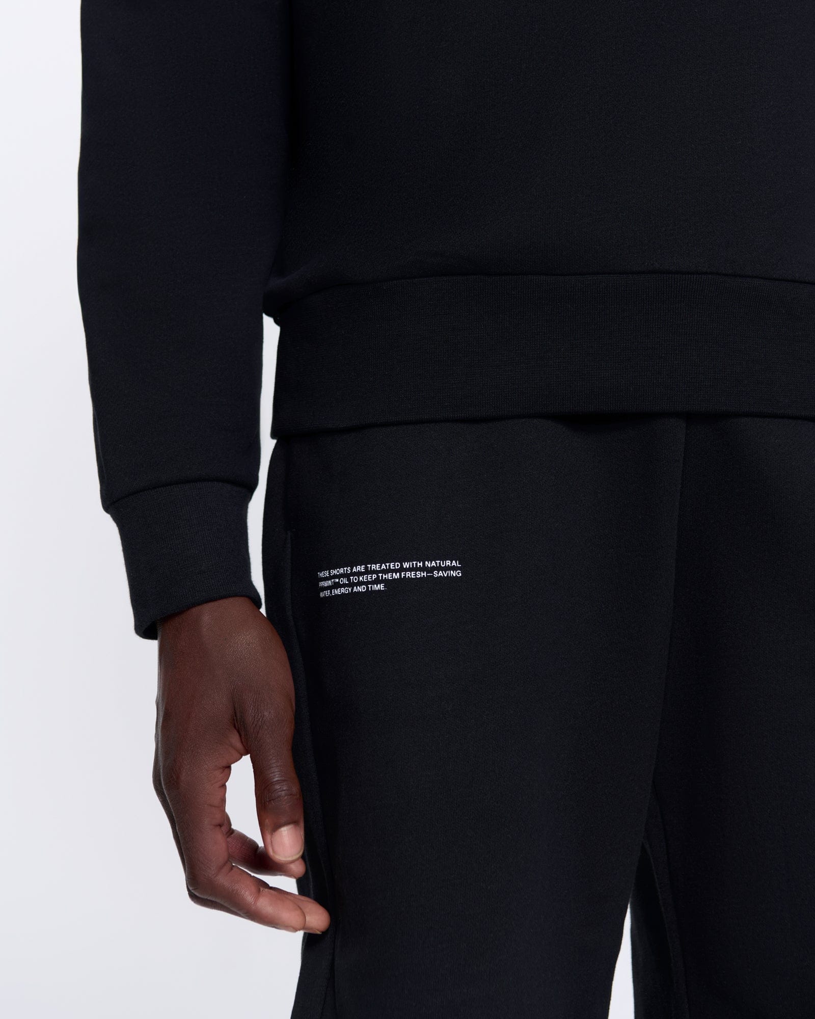 Mens 365 Midweight Long Shorts—black - Image 4