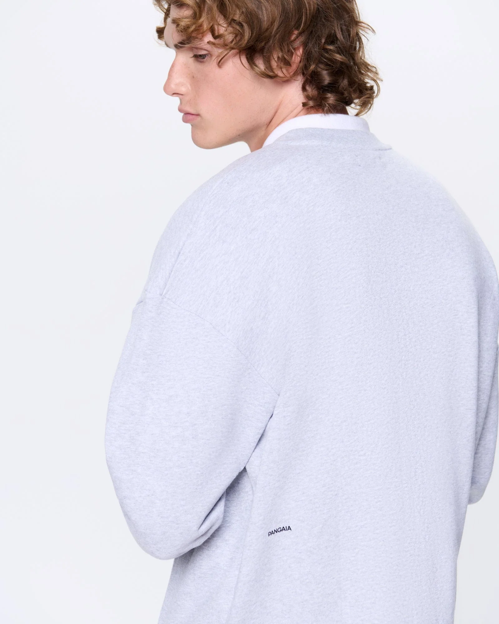 Mens 365 Midweight Sweatshirt—grey marl - Image 5