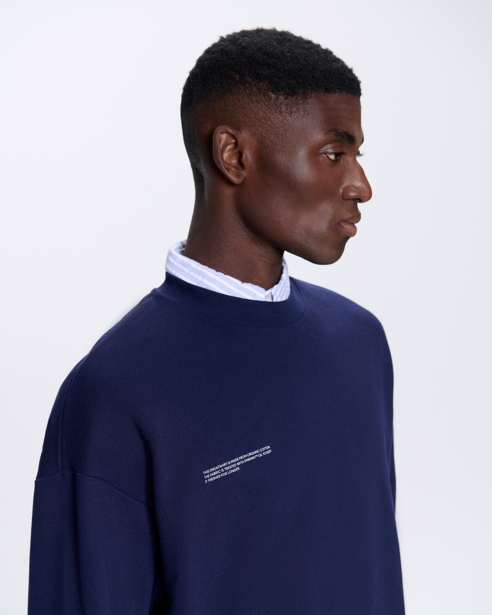 Mens 365 Midweight Sweatshirt—navy - Image 4