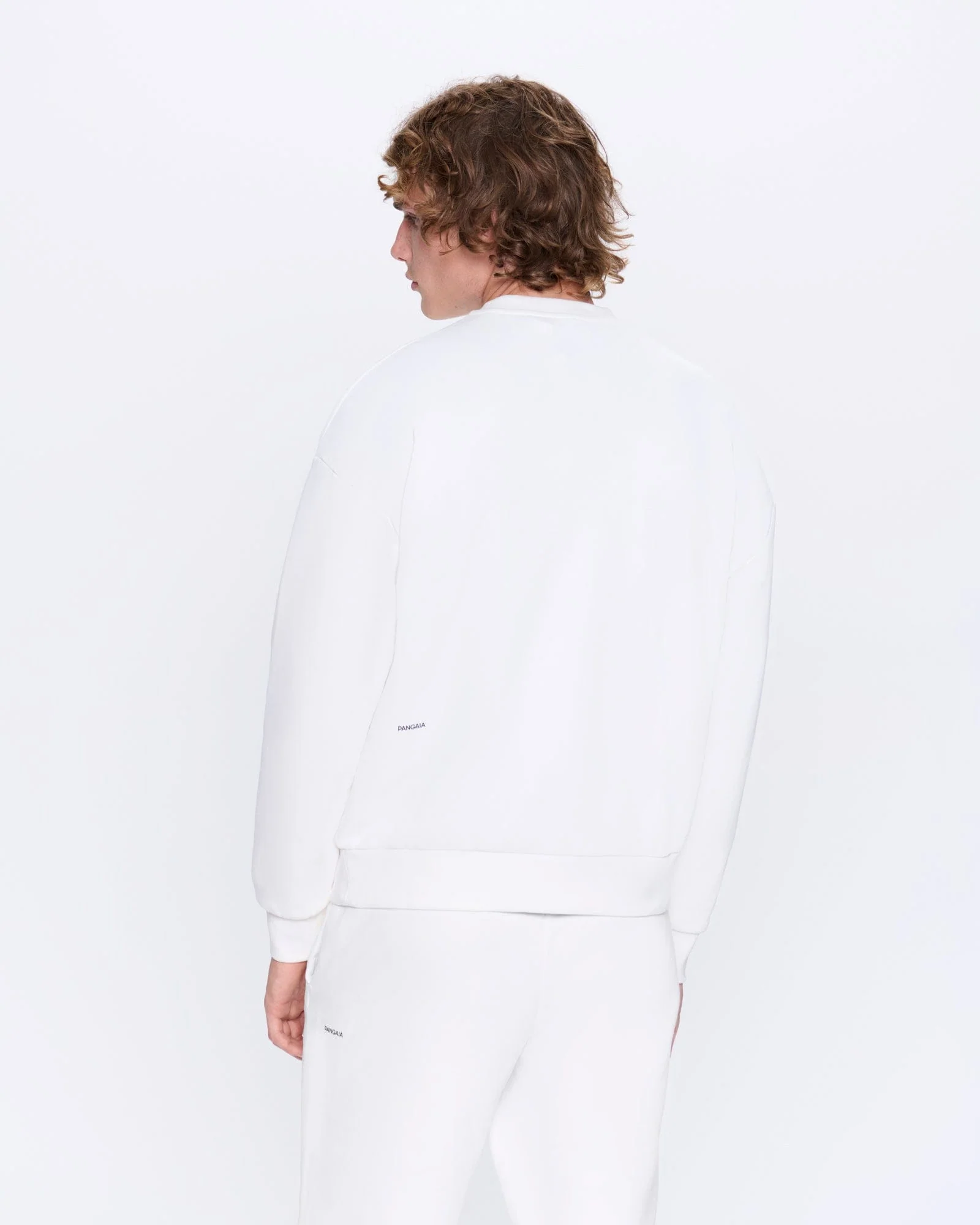 Mens 365 Midweight Sweatshirt—off-white - Image 5