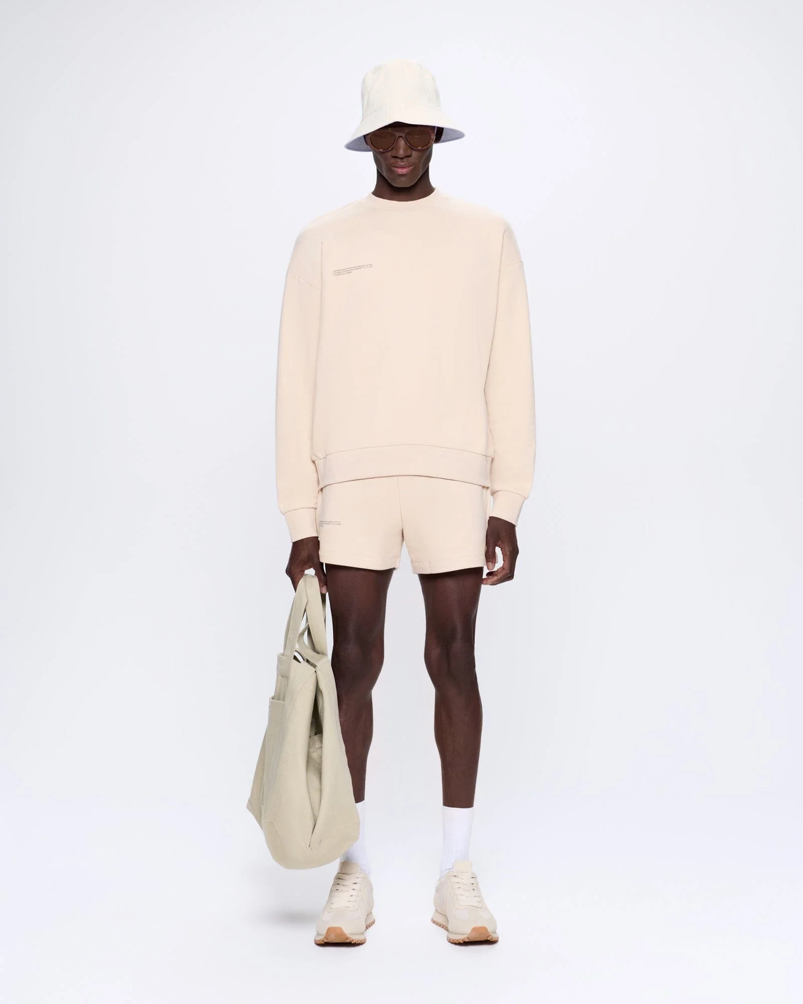 Mens 365 Midweight Sweatshirt—sand - Image 3