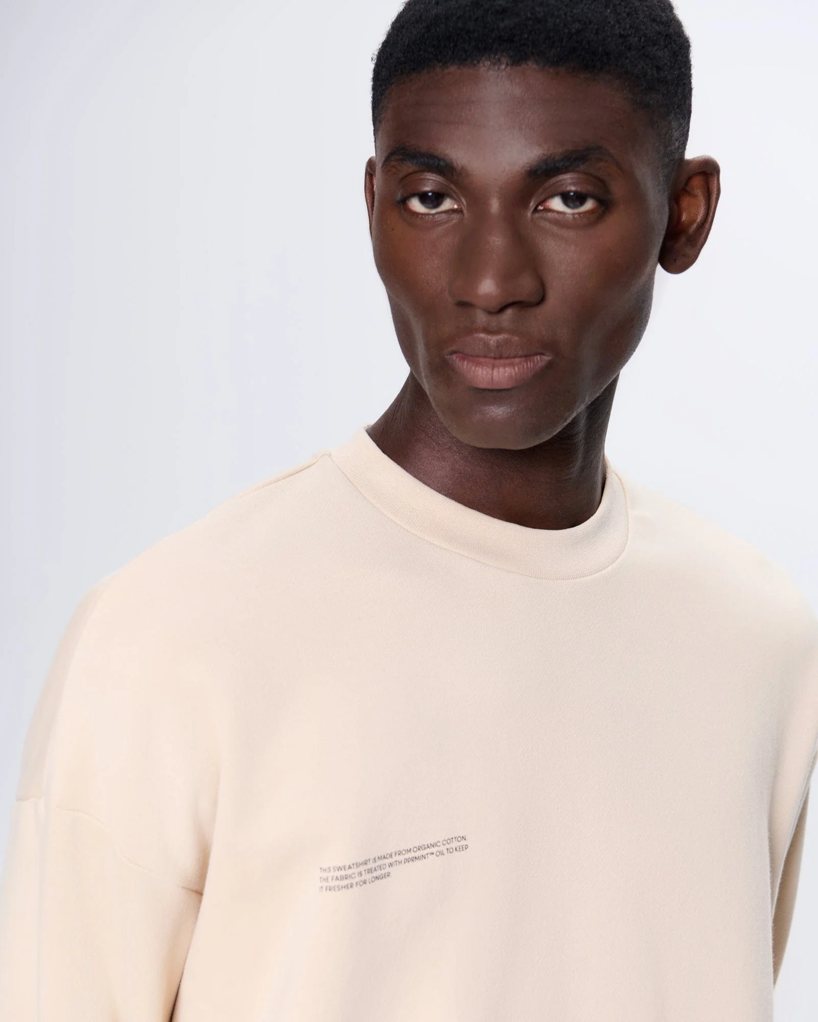 Mens 365 Midweight Sweatshirt—sand - Image 4
