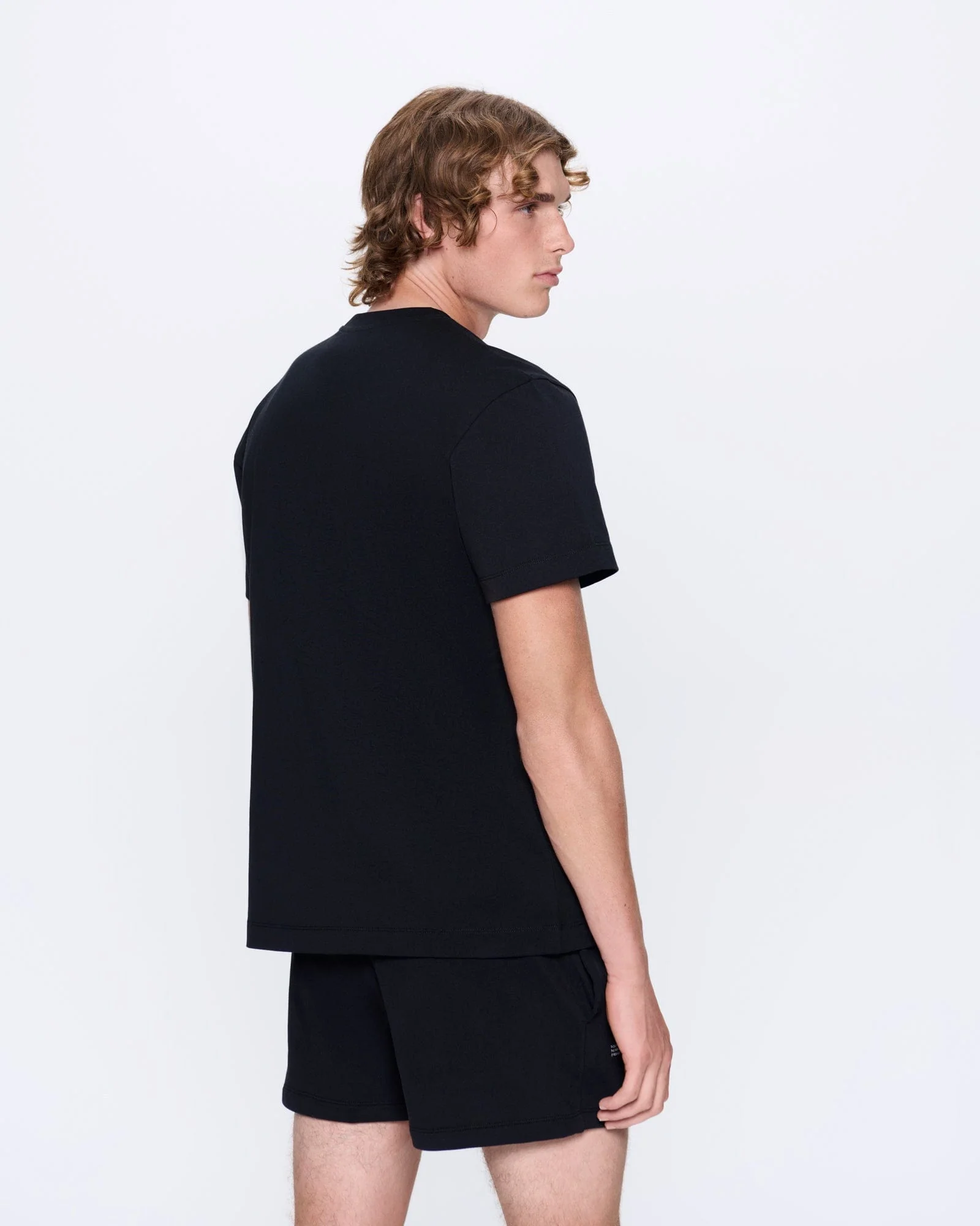 Mens 365 Midweight T-shirt—Black - Image 5