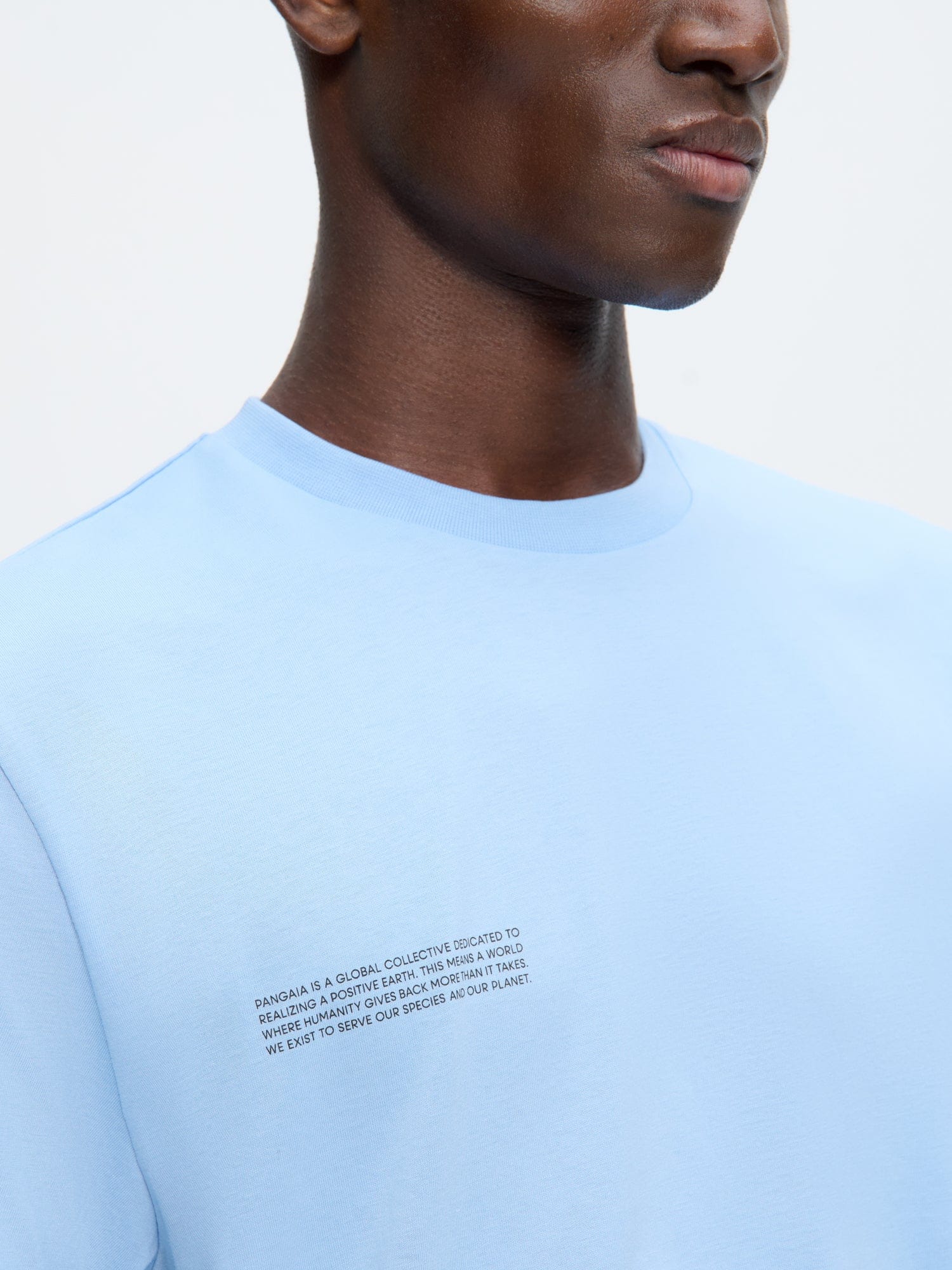 Mens 365 Midweight T-shirt—Dewdrop Blue - Image 4