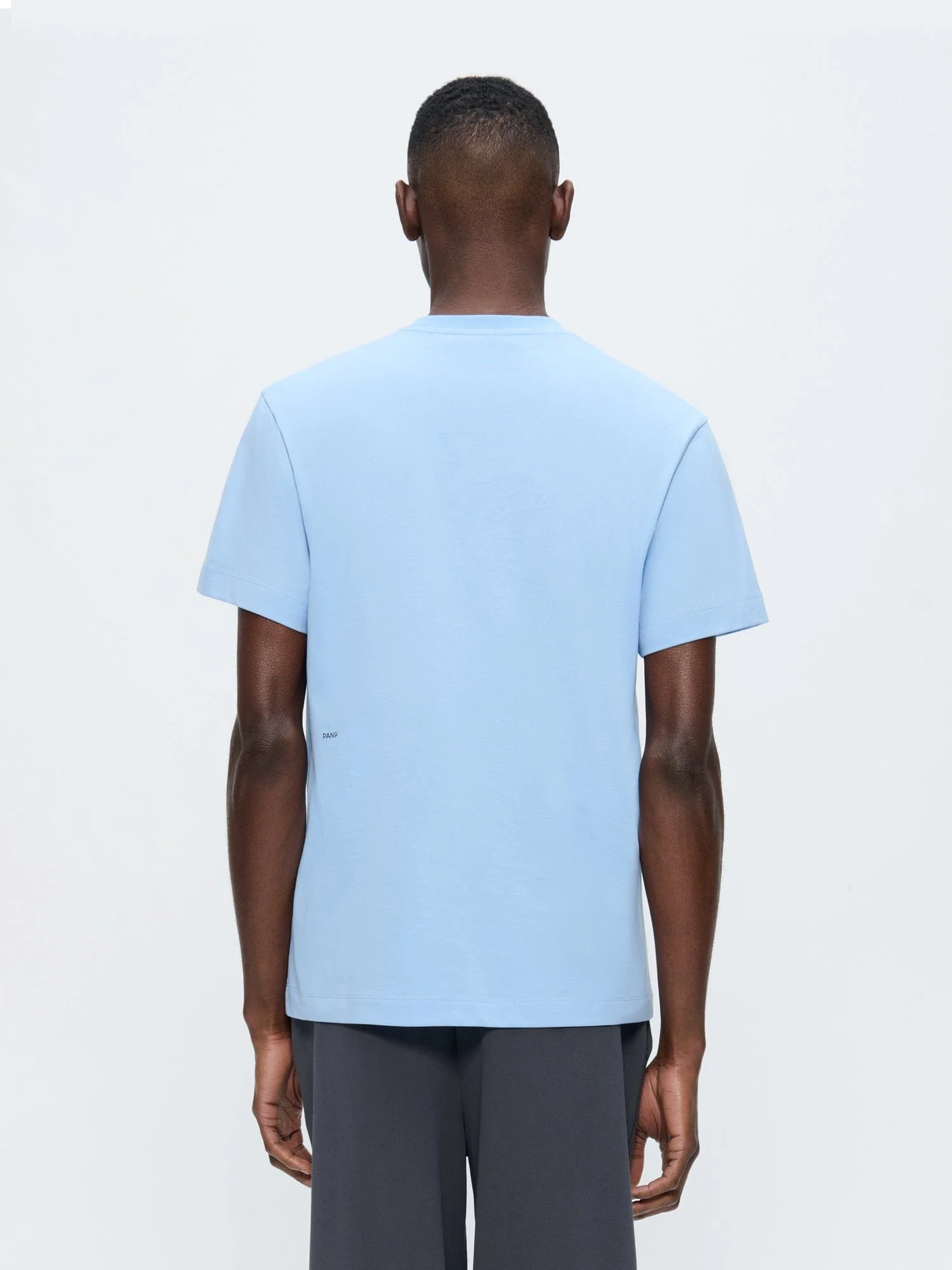 Mens 365 Midweight T-shirt—Dewdrop Blue - Image 5