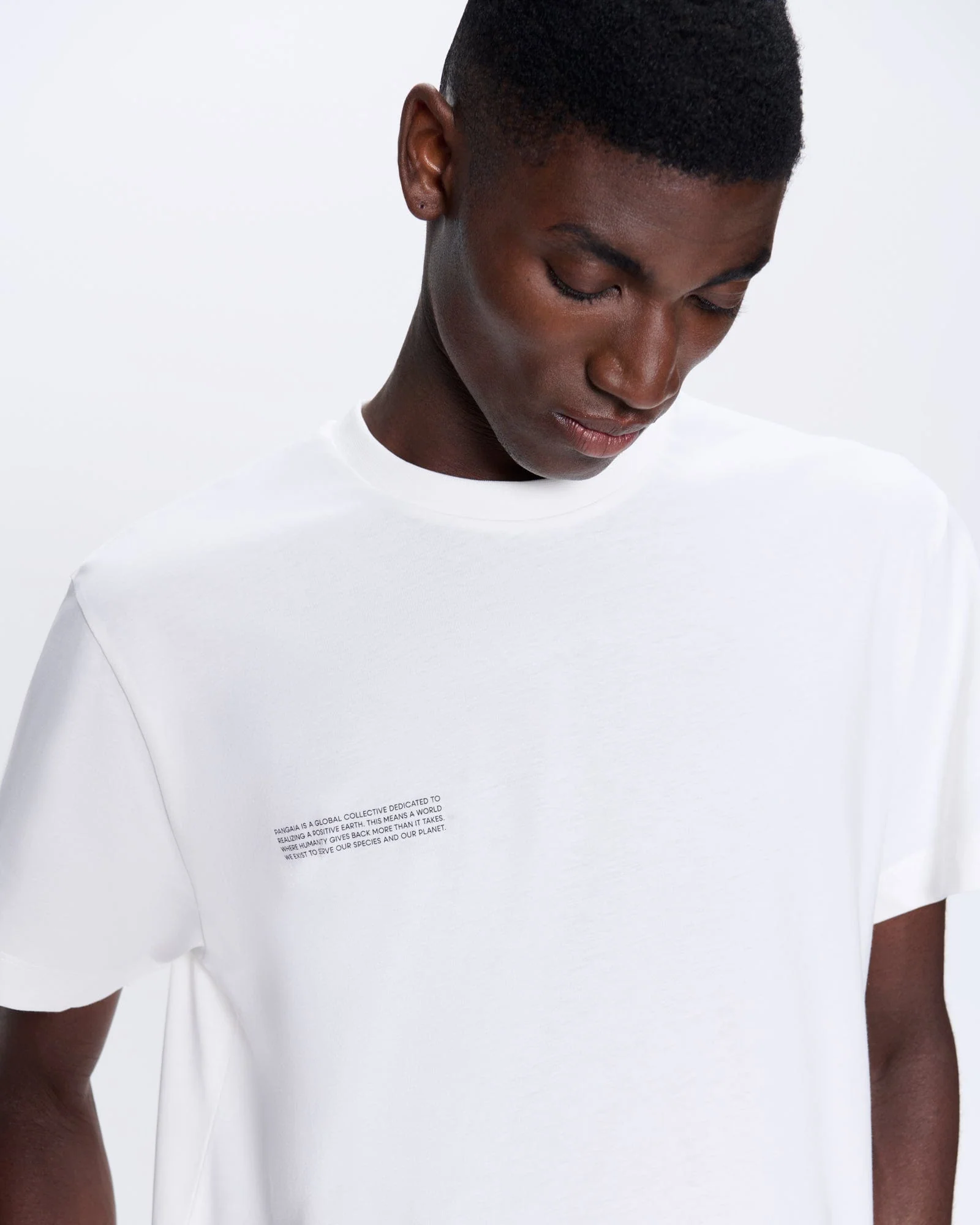 Mens 365 Midweight T-shirt—Off-White - Image 4