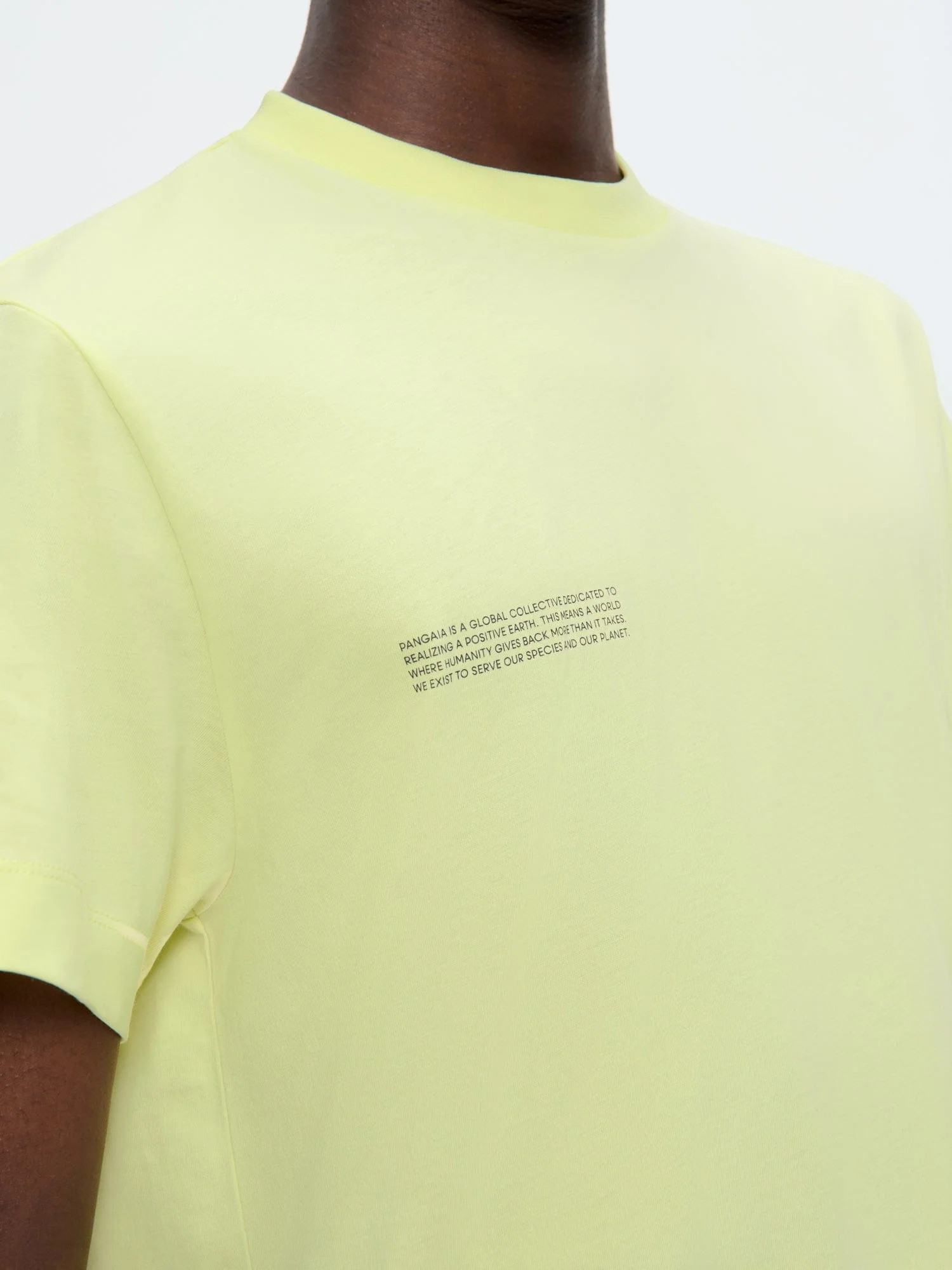 Mens 365 Midweight T-shirt—Soft Lime - Image 4