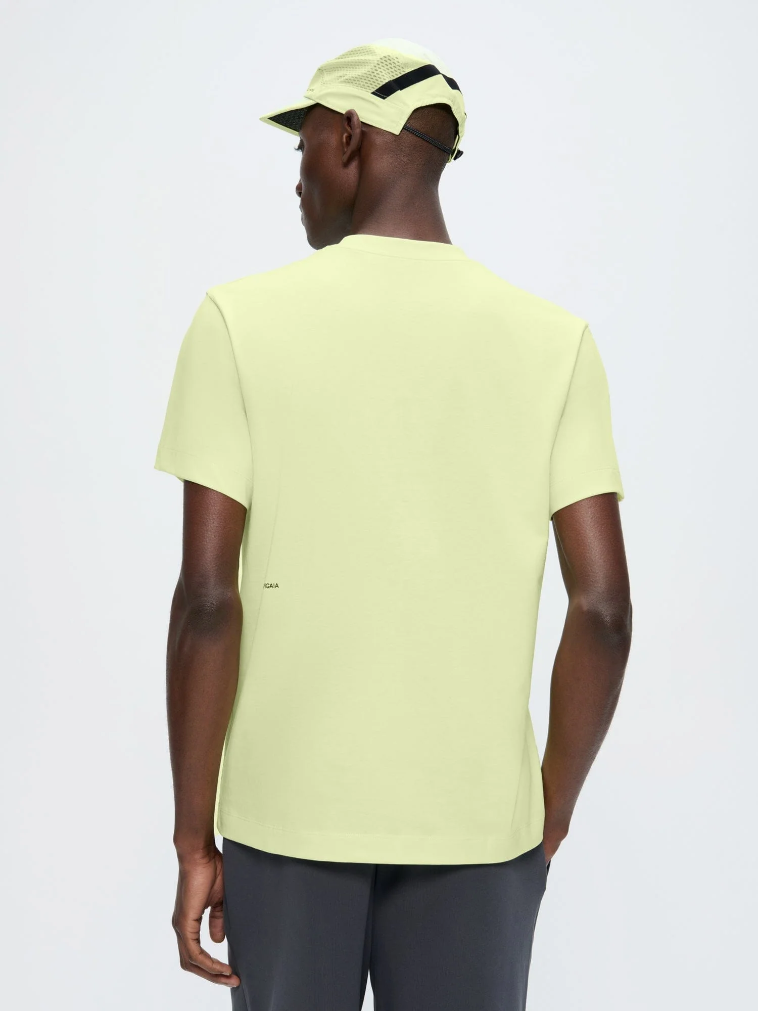 Mens 365 Midweight T-shirt—Soft Lime - Image 5