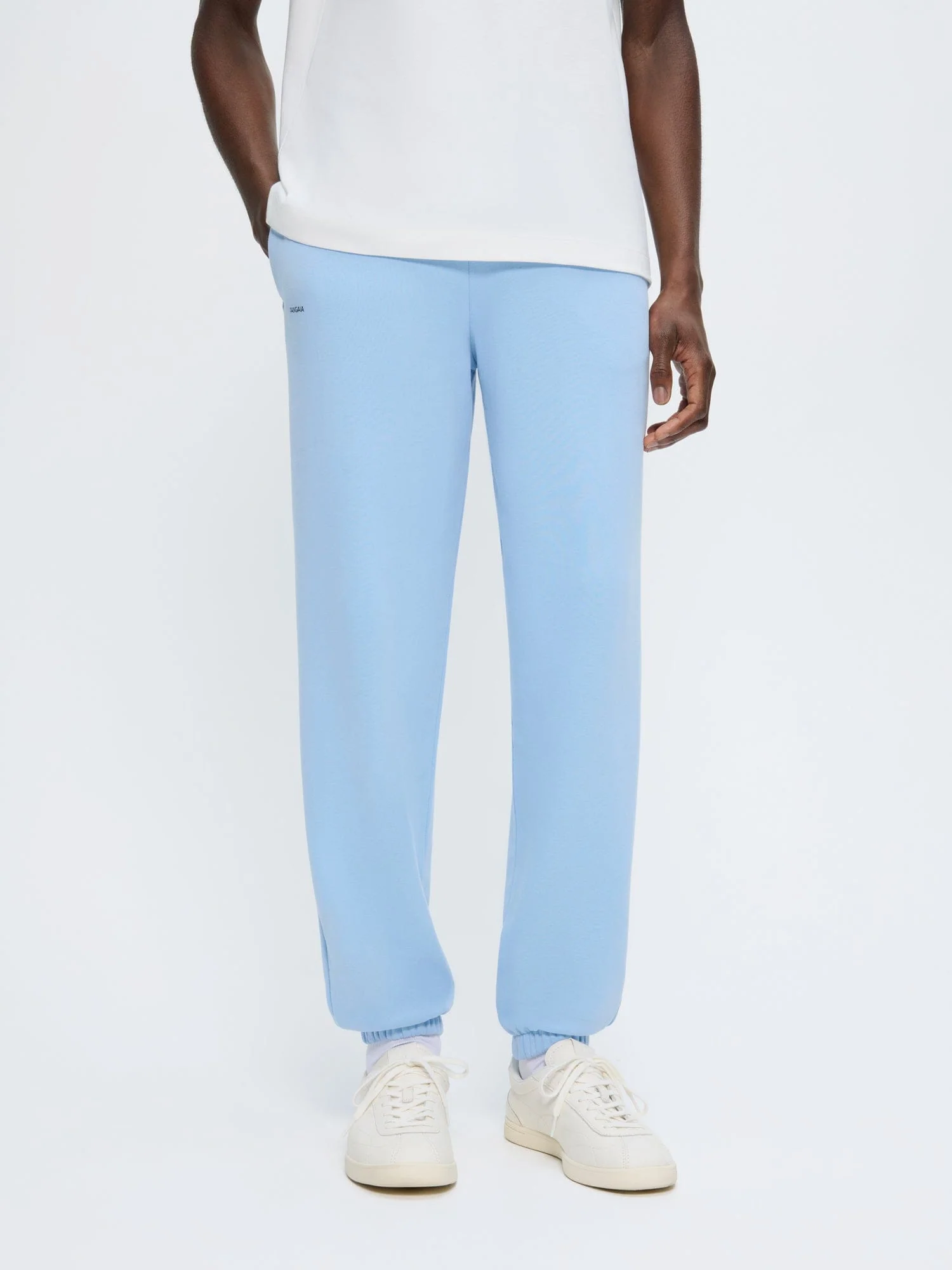 Mens 365 Midweight Track Pants—Dewdrop Blue - Image 3