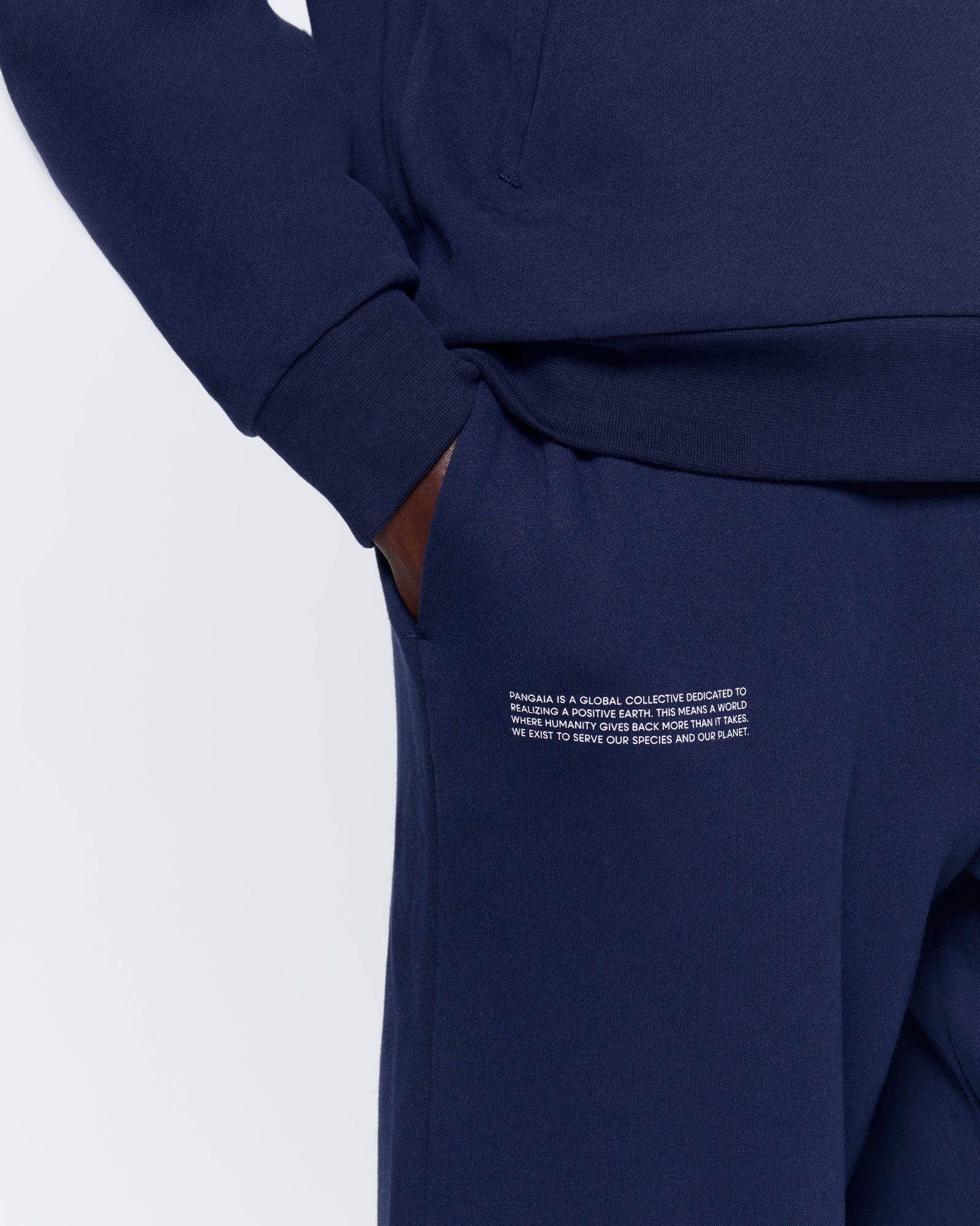 Mens 365 Midweight Hoodie—navy - Image 5