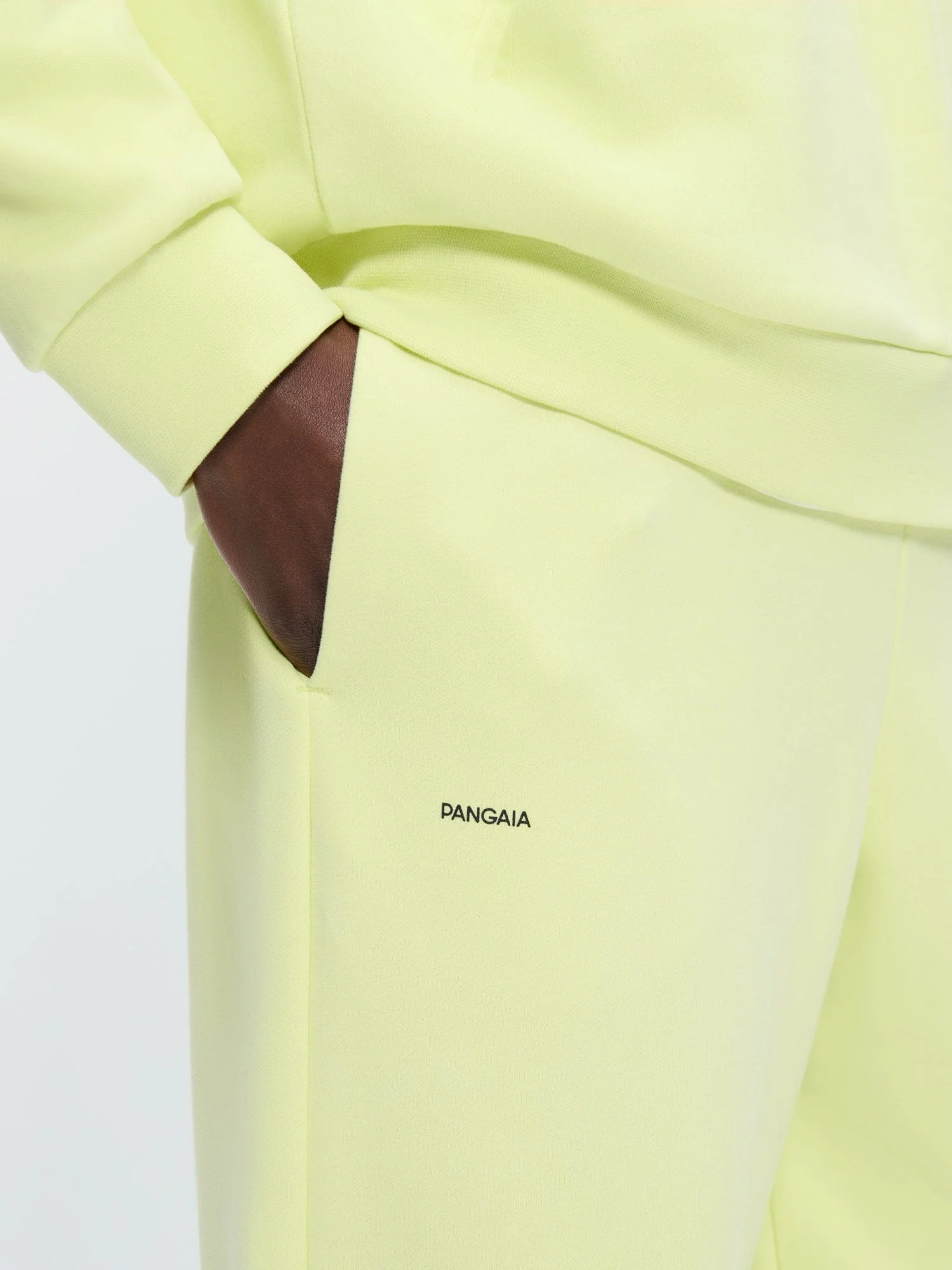 Mens 365 Midweight Track Pants—Soft Lime - Image 4