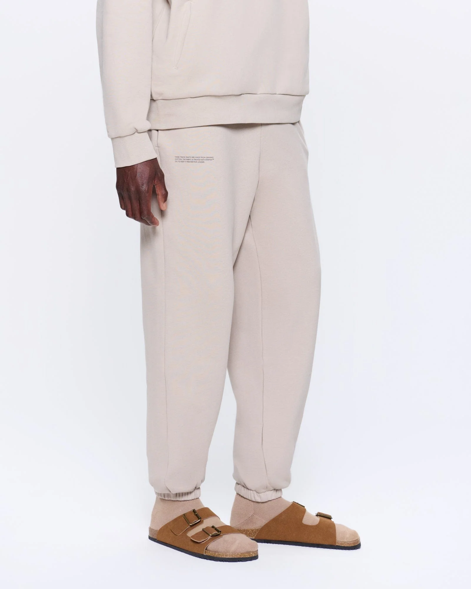 Mens 365 Midweight Track Pants—stone - Image 3
