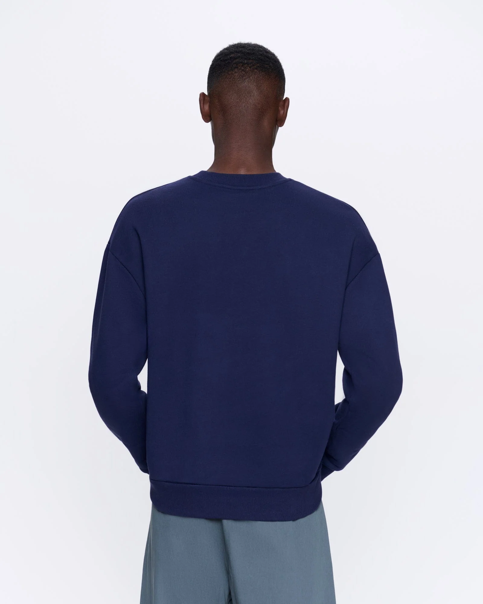 Mens 365 Heavyweight Sweatshirt—navy blue - Image 5