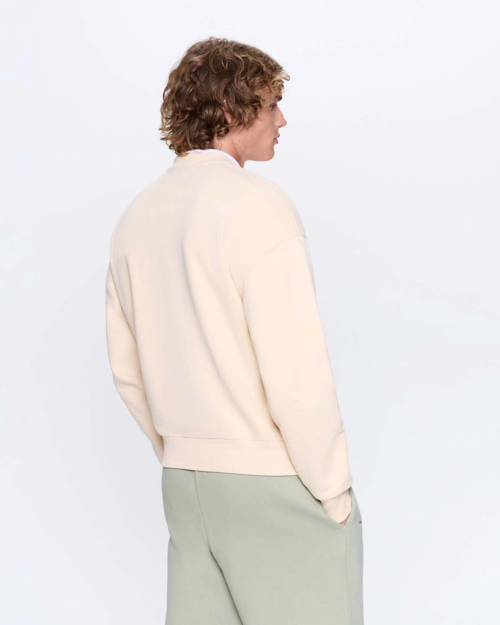 Mens 365 Heavyweight Sweatshirt—sand - Image 5