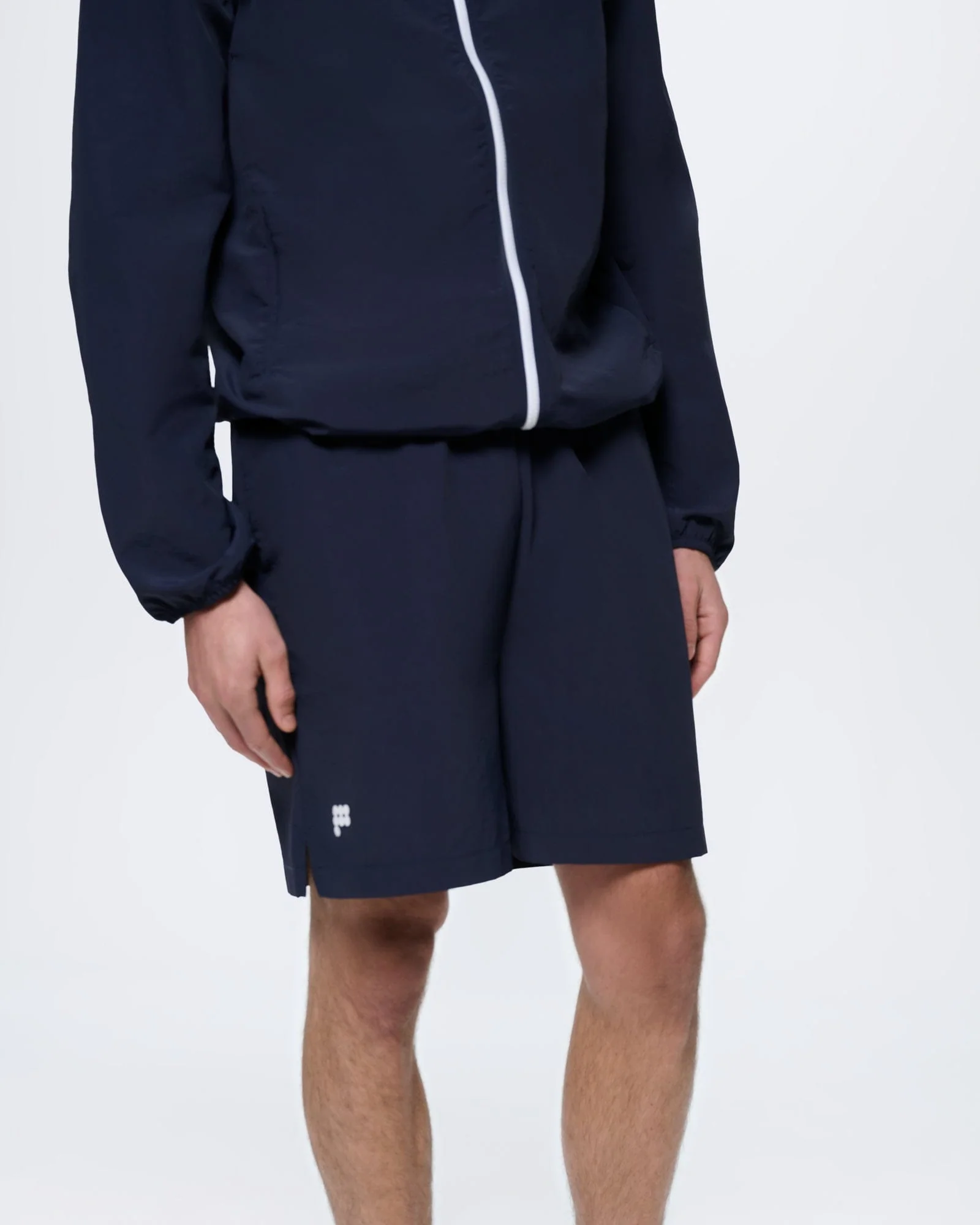 Mens Recycled Nylon Shorts—Granite Navy - Image 3