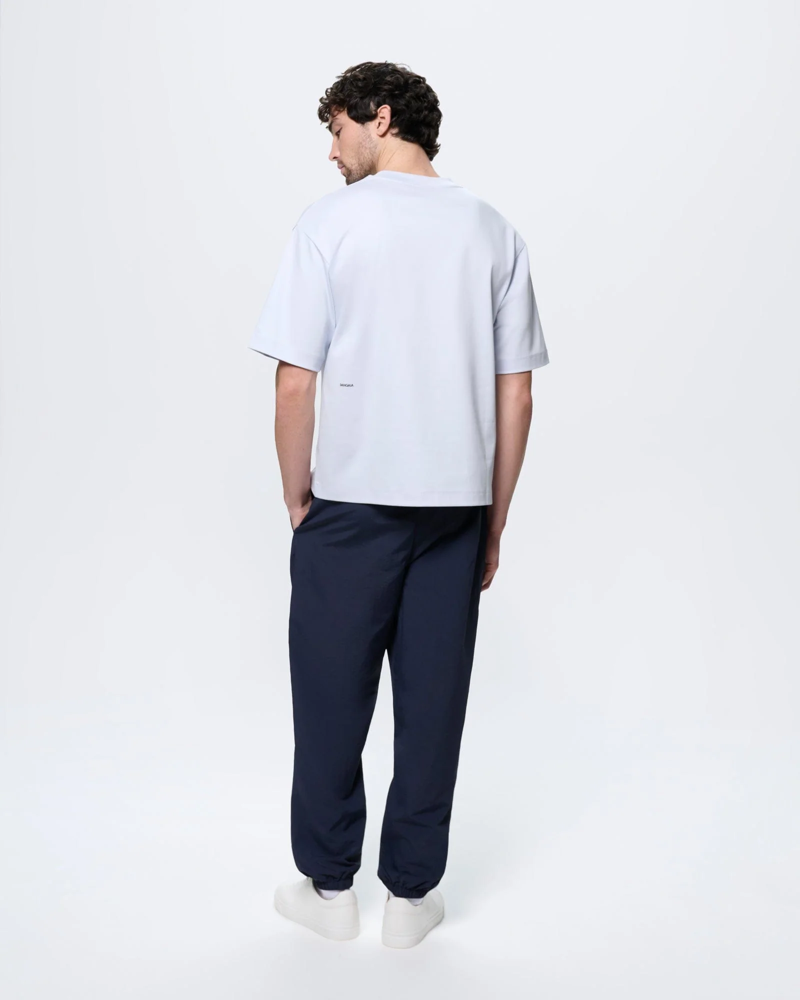 Mens Recycled Nylon Track Pants—Granite Navy - Image 5
