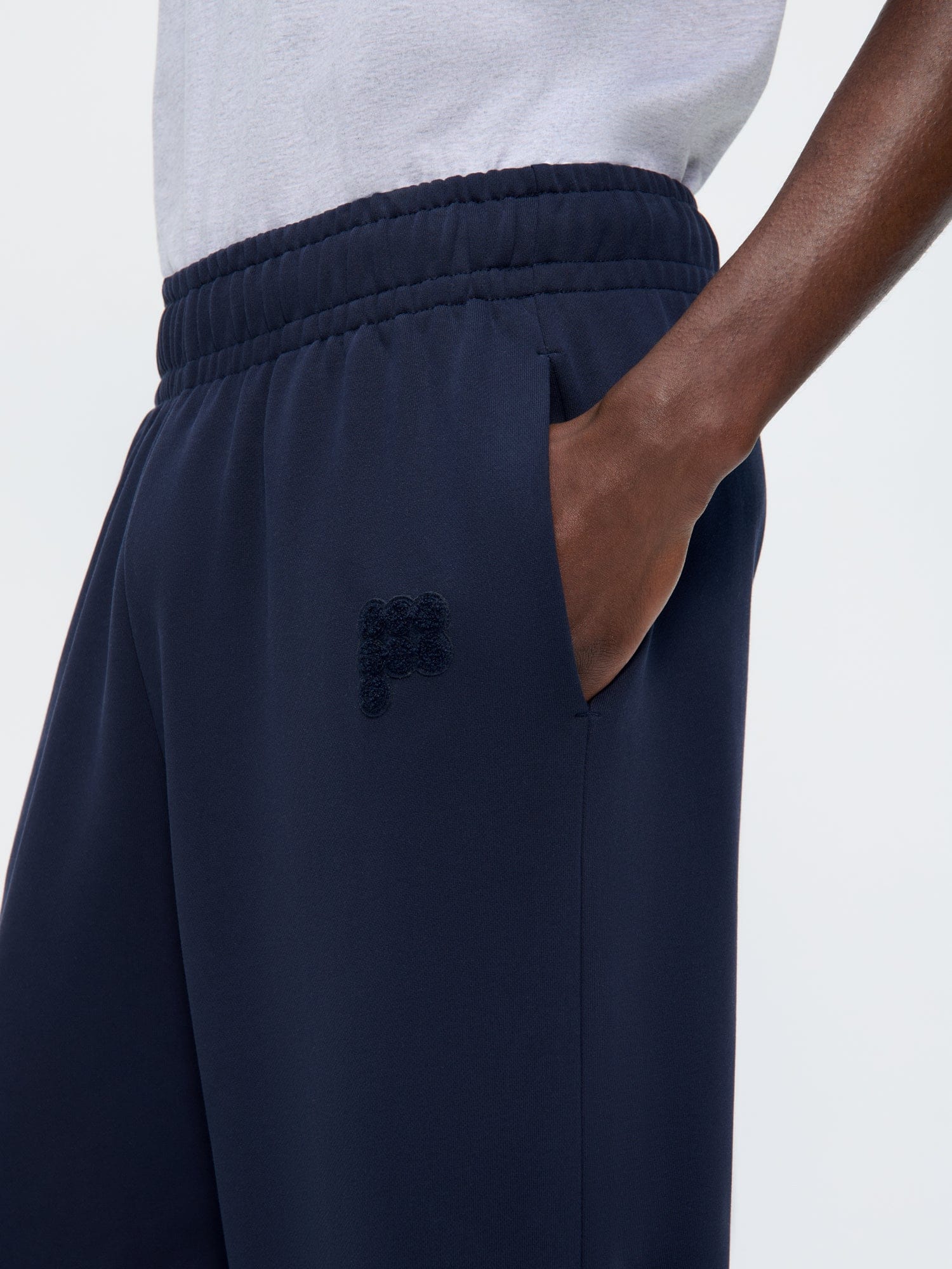 Mens Track Pants—Midnight Navy - Image 3
