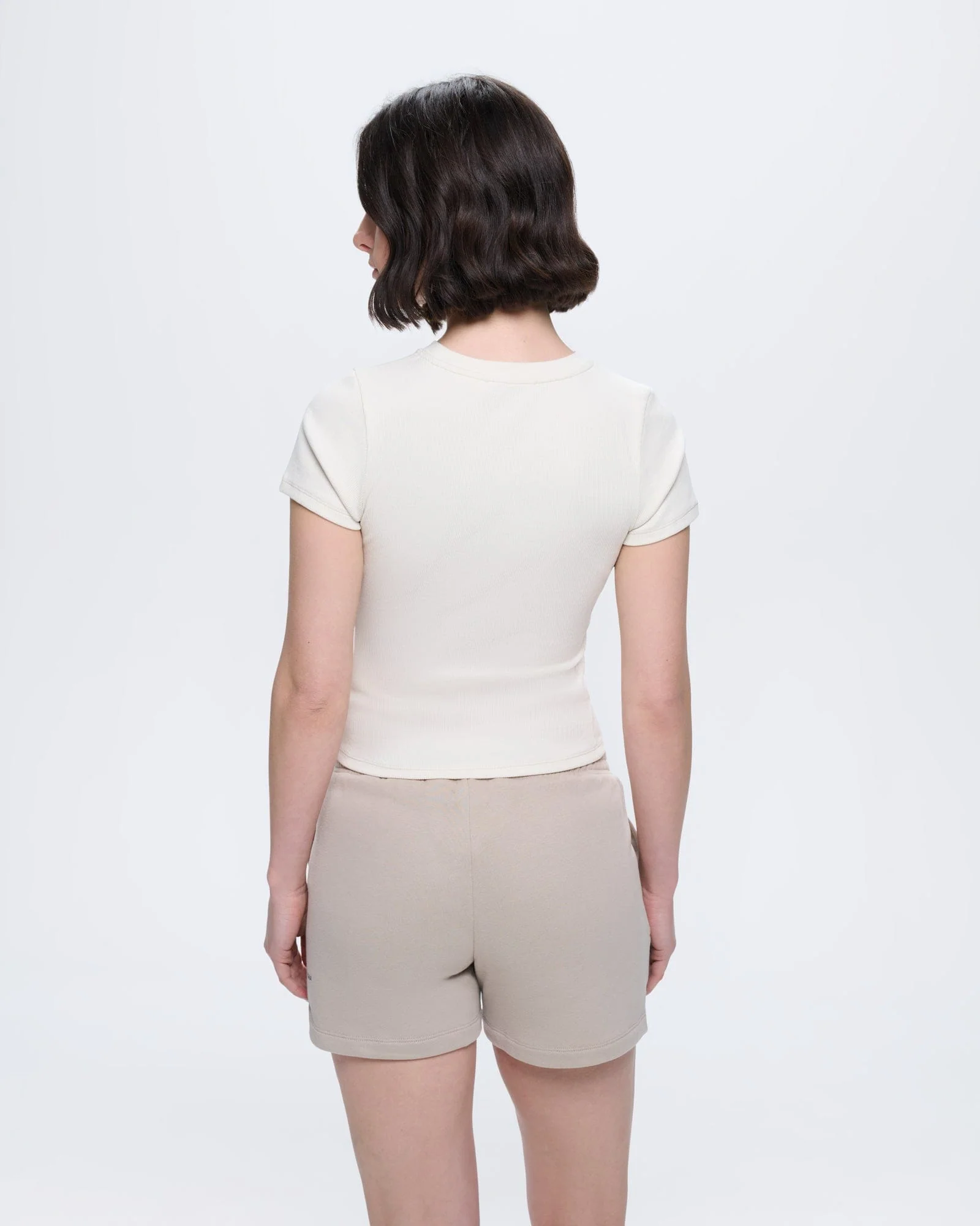 Womens Rib T-Shirt—Bone White - Image 5