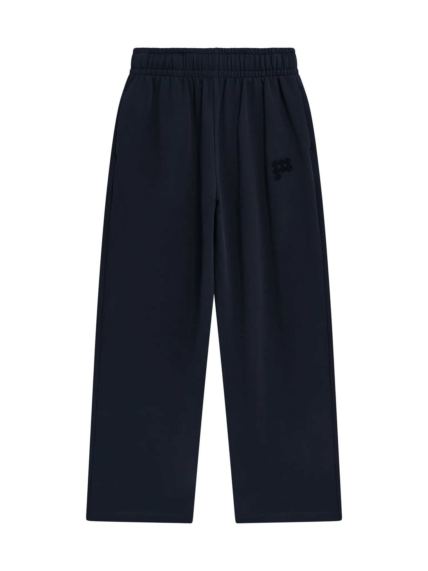Womens Straight Leg Track Pants—Midnight Navy - Image 2