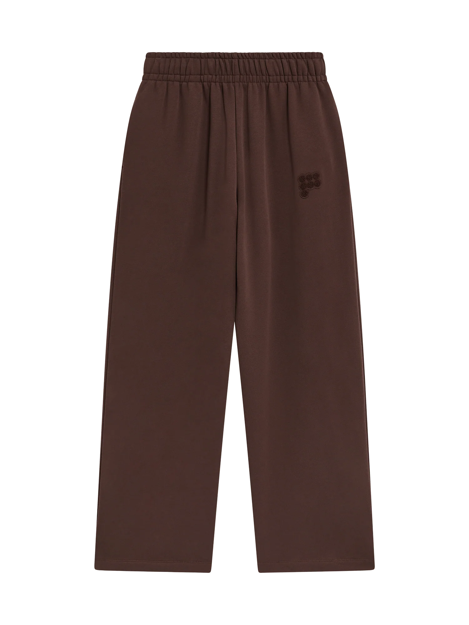 Womens Straight Leg Track Pants—Mahogany Brown - Image 2